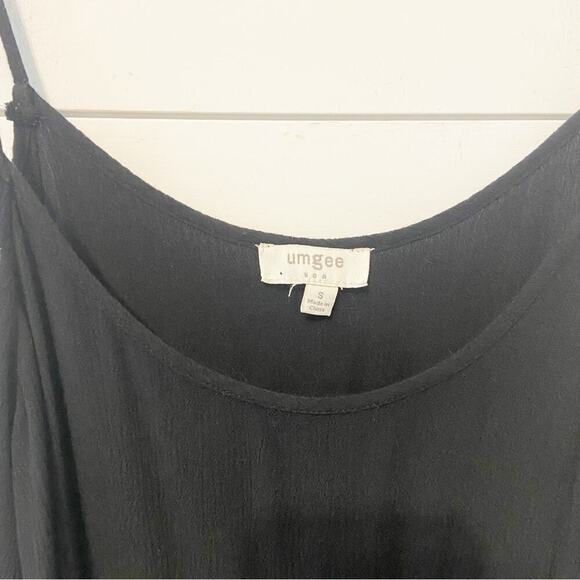 Umgee | Color Block Cold Shoulder Midi Adjustable Strap Dress Size Small - Picture 3 of 8